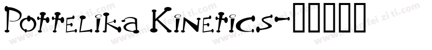 Pottelika Kinetics字体转换